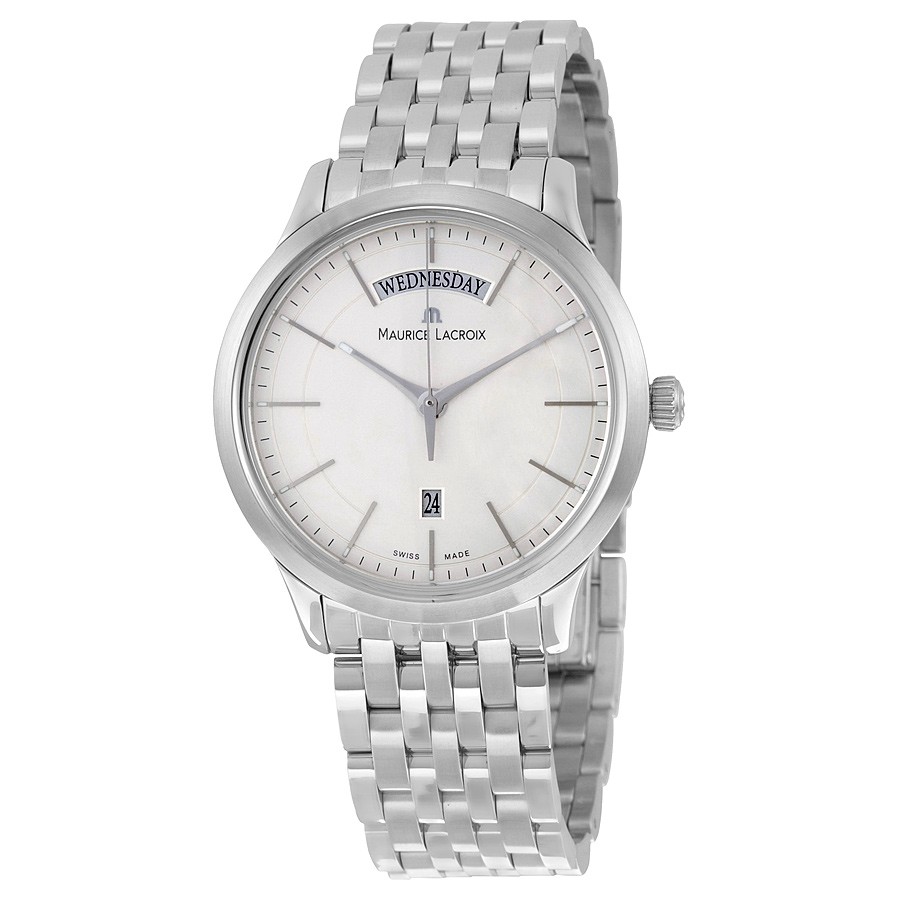 Maurice Lacroix Watches : LC1007-SS002-130 Silver Quartz Men Watch
