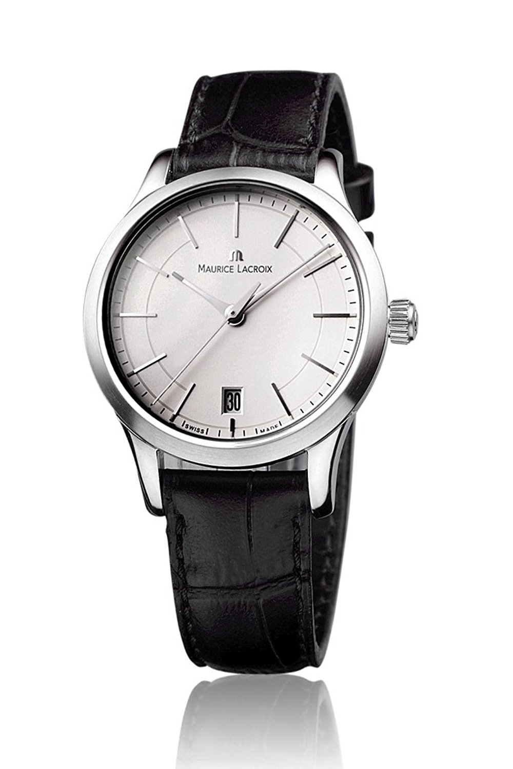 Maurice Lacroix Watches : LC1026-SS001-130 Les Classiques Silver Dial Sapphire Unisex Watch