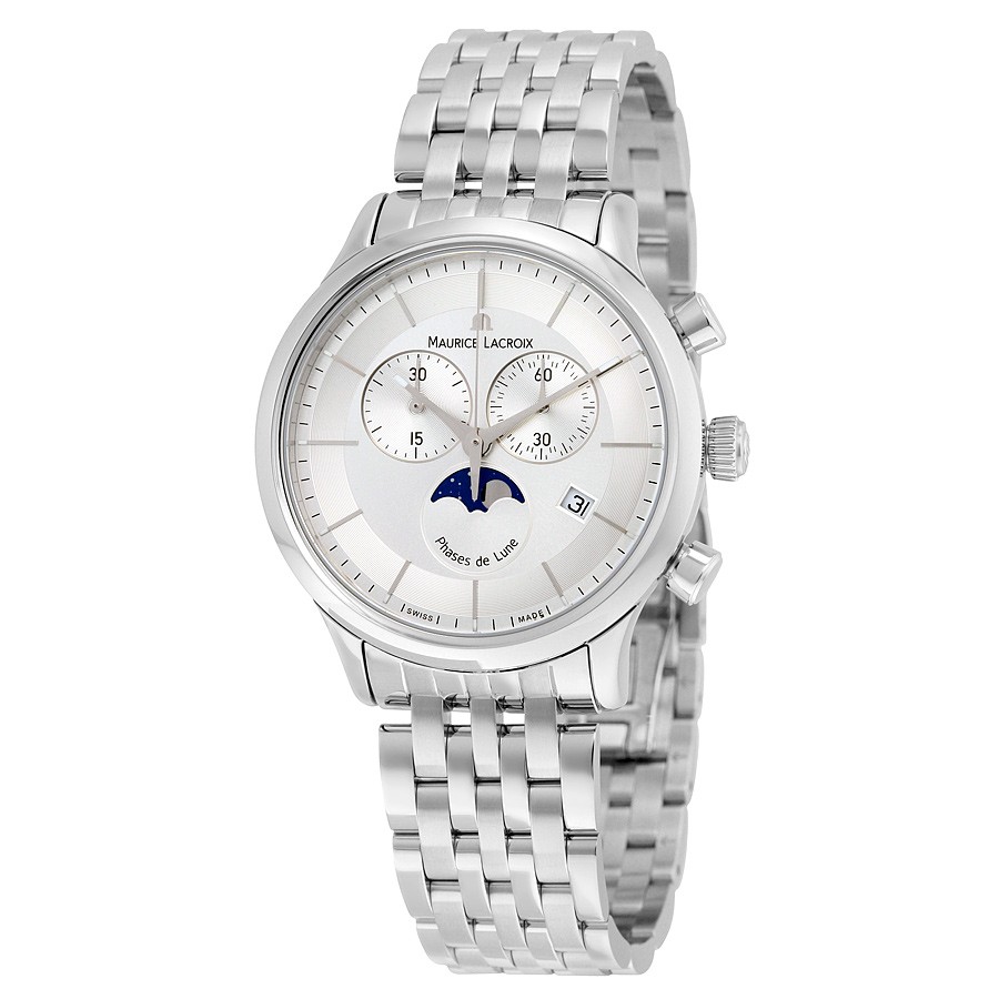 Maurice Lacroix Watches : LC1148-SS002-131 Silver Quartz Men Watch