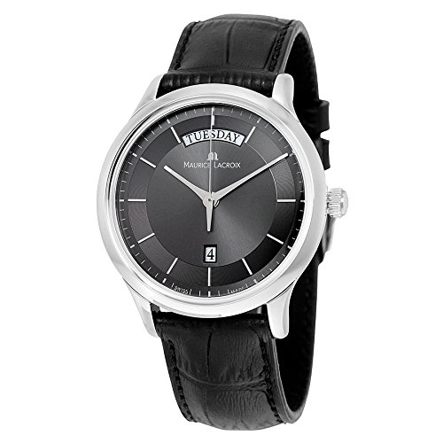 Maurice Lacroix Watches : LC1227-SS001-330 Gunmetal Dial Fixed Band Men Watch