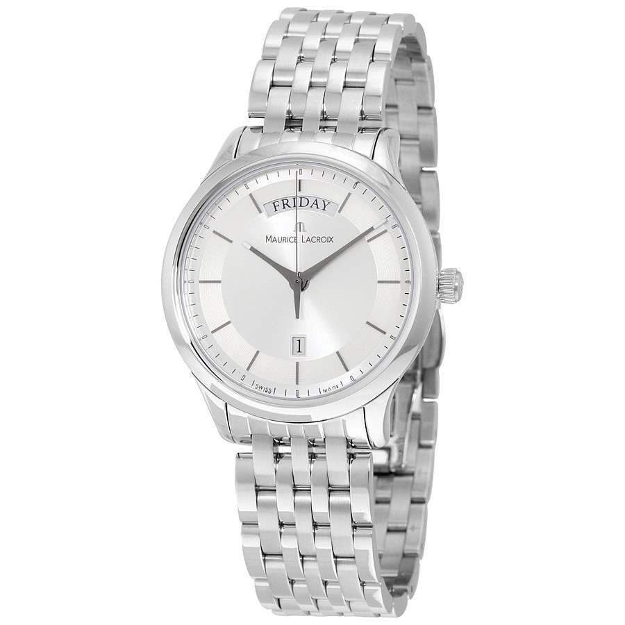 Maurice Lacroix Watches : LC1227-SS002-131 Silver Quartz Men Watch