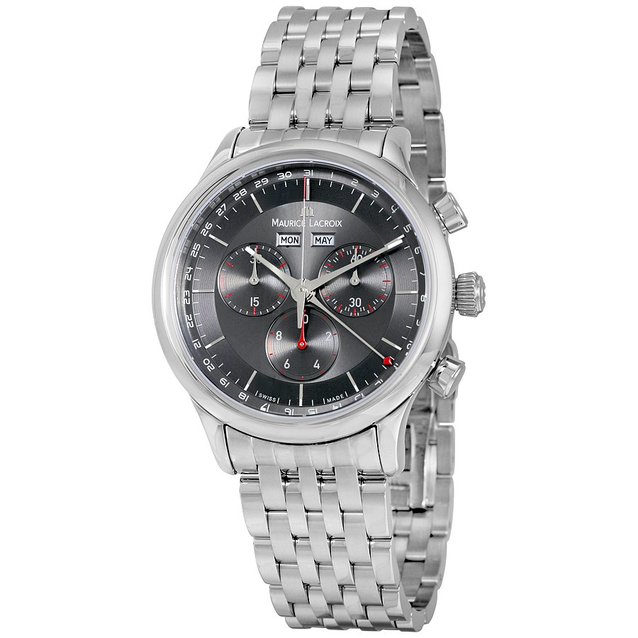 Fake AAA Maurice Lacroix Watches : LC1228-SS002-330 Silver Quartz Men Watch Watch
