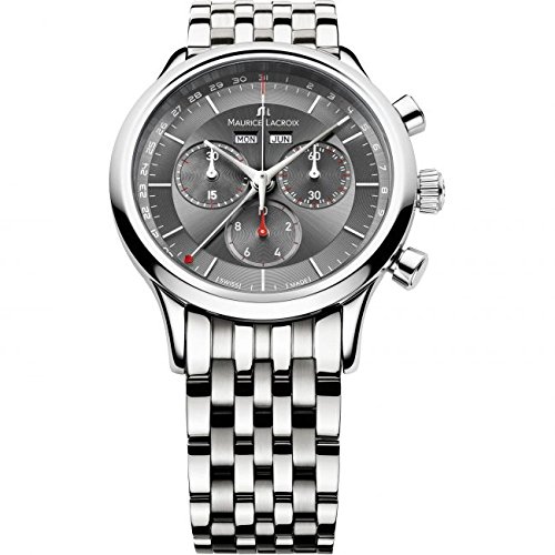 Maurice Lacroix Watches : LC1228-SS002-330-1 Grey Dial Stainless Steel Band Men Watch