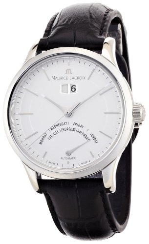 Maurice Lacroix Watches : LC6358-SS001-13E Automatic White Dial Day Date Men Watch