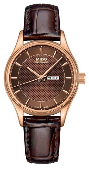 Mido Watches : M001.431.36.291.12 Automatic Chronometer Brown Dial Stainless Steel With Leather Strap Men Watch