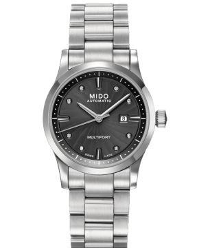 Mido Watches : M005.007.11.066.00 Automatic Black Dial Stainless Steel Case With Stainless Steel Bracelet Women Watch