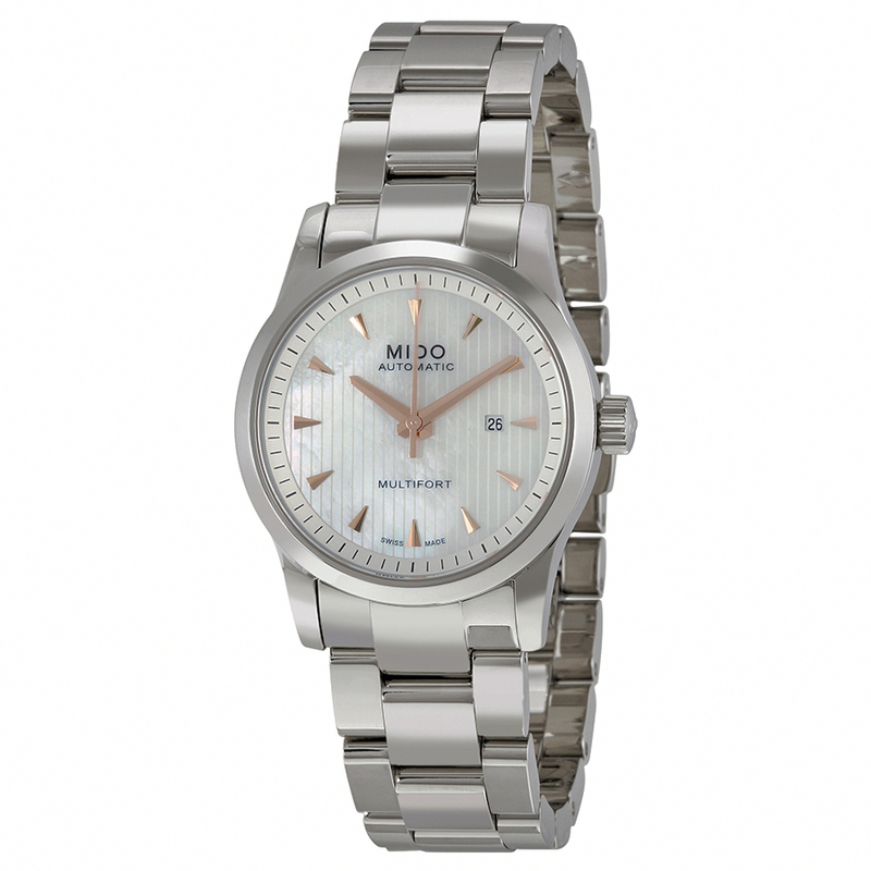 Mido Watches : M005.007.11.101.00 Automatic Mother of Pearl Dial Date Stainless Steel Women Watch