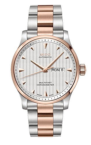 Mido Watches : M005.431.22.031.00 Automatic Chronometer Day Date Two Tone Stainless Steel Men Watch