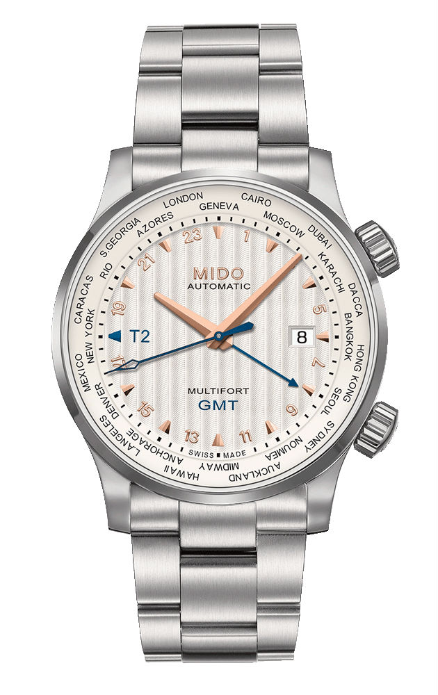 Mido Watches : M005.929.11.031.00 Automatic GMT Date Stainless Steel Men Watch