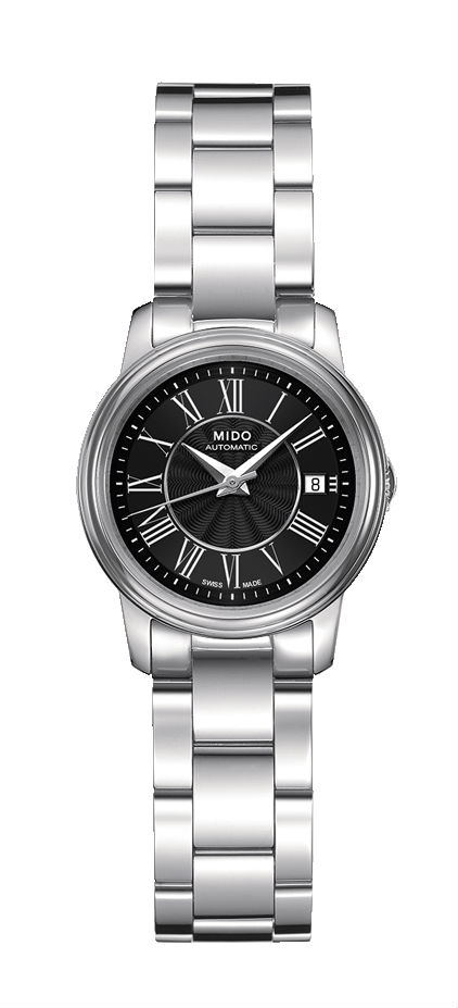 Mido Watches : M010.007.11.053.09 Automatic Roman Numerals Dial Date Stainless Steel Women Watch