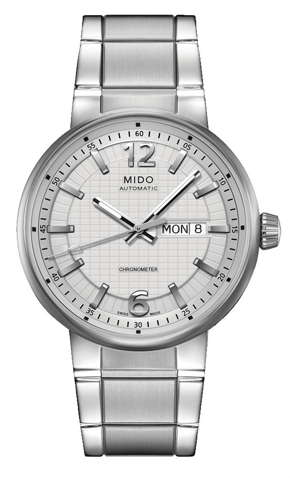 Mido Watches : M017.631.11.037.00 Automatic Chronometer Analog Day Date Stainless Steel Men Watch