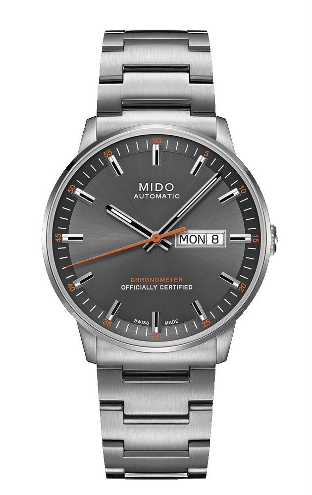 Mido Watches : M021.431.11.061.01 Automatic Chronometer Day Date Stainless Steel Men Watch