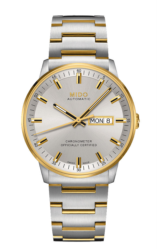 Mido Watches : M021.431.22.071.00 Automatic Chronometer Day Date Two Tone Stainless Steel Men Watch