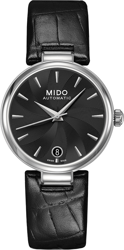 Mido Watches : M022.207.16.051.00 Automatic Analog Date Black Leather Women Watch