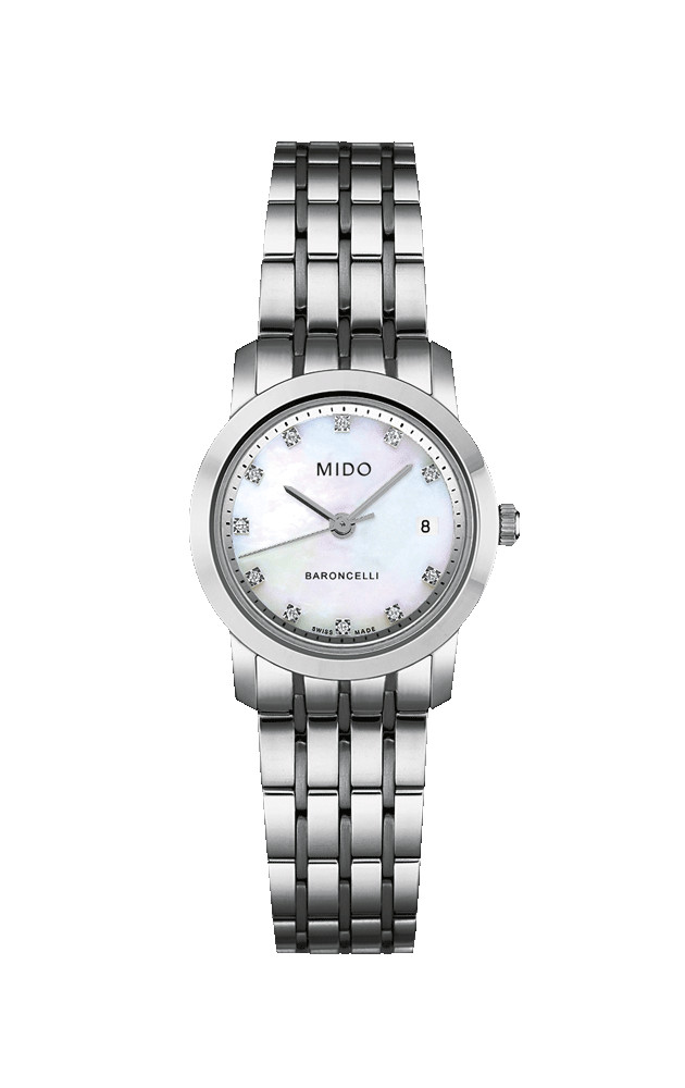 Mido Watches : M3491.4.69.1 Automatic Mother of Pearl Dial Date Stainless Steel Women Watch