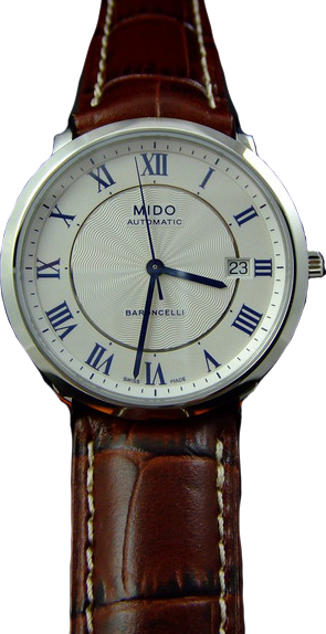 Mido Watches : M3895.4.21.8 Automatic Leather Strap Men Watch