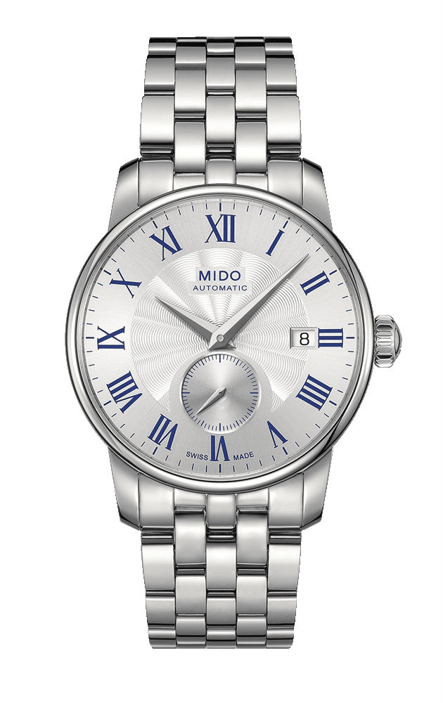 Mido Watches : M8608.4.21.1 Automatic Roman Numerals Small Second Date Dial Stainless Steel Men Watch