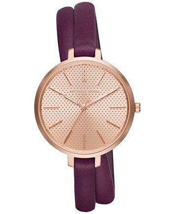 Michael Kors Watches : MK2576 Quartz Analog Double Wrap Leather Women Watch