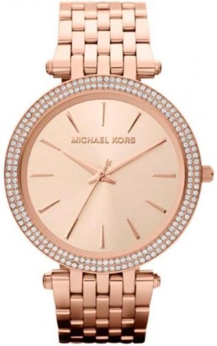 Michael Kors Watches : MK3192 Quartz Dial Rose gold with three hand movement Women Watch