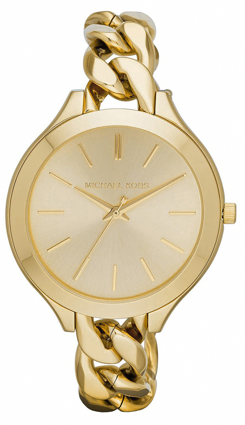 Michael Kors Watches : MK3222 Quartz Gold Dial Gold Tone Stainless Steel Women Watch
