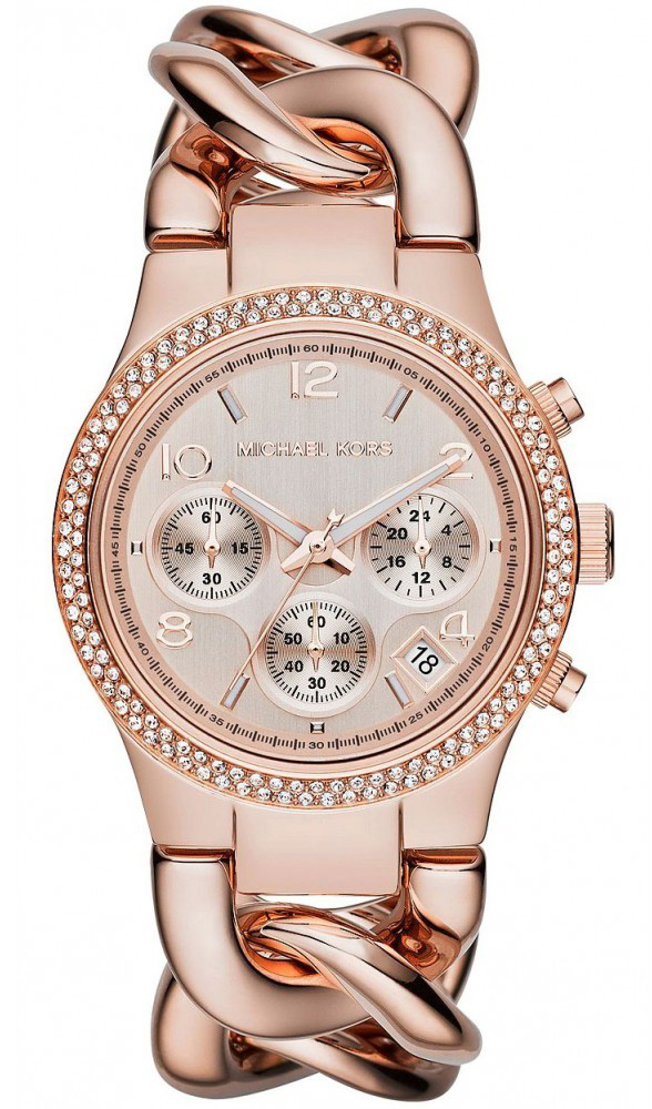 Michael Kors Watches : MK3247 Quartz Chronograph Date Rose Gold Tone Stainless Steel Women Watch