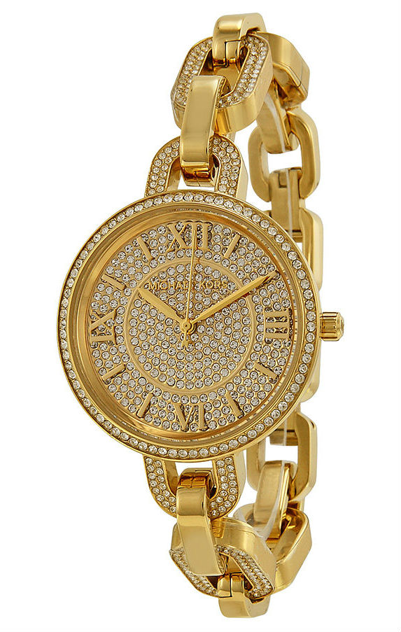 Michael Kors Watches : MK3268 Quartz Michael Kors Delaney Quartz Crystal Pave Dial Gold Tone Stainless Steel Watch #MK3268 (Women Watch) Women Watch