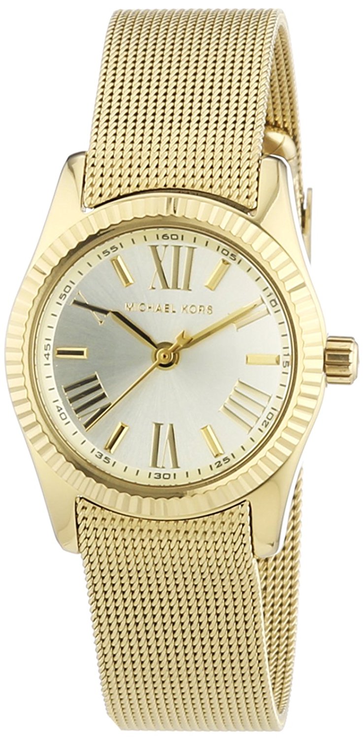 Michael Kors Watches : MK3283 Champagne Dial Fixed Gold-tone Band Women Watch