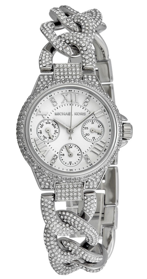 Michael Kors Watches : MK3309 Quartz Silver Dial Day Date Stainless Steel Women Watch