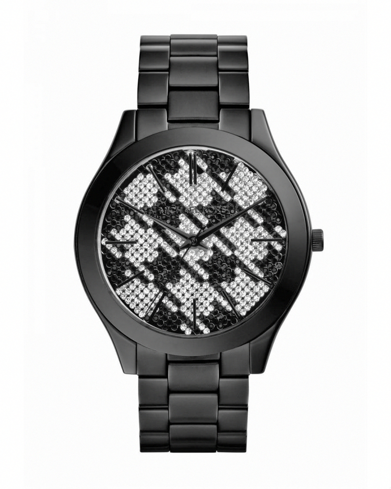 Michael Kors Watches : MK3326 Quartz Analog Black Stainless Steel Women Watch