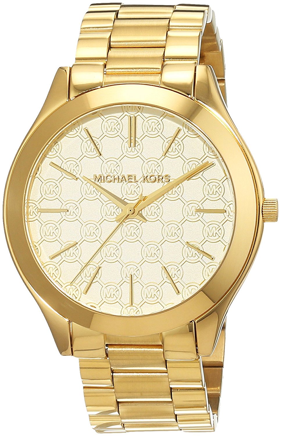 Michael Kors Watches : MK3335 Gold Dial Stainless Steel Women Watch