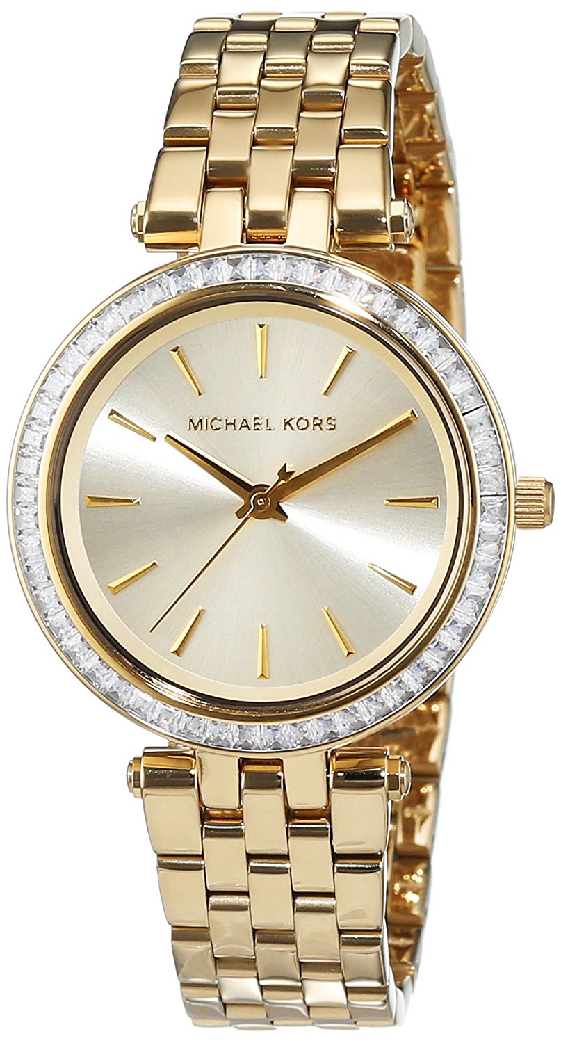 Michael Kors Watches : MK3365 Gold Dial Stainless Steel Women Watch