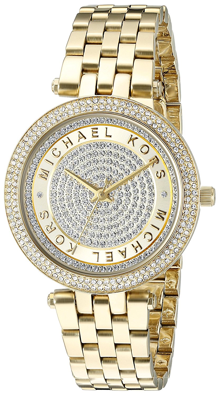 Michael Kors Watches : MK3445 Gold Crystal With Gold-tone Dial Women Watch