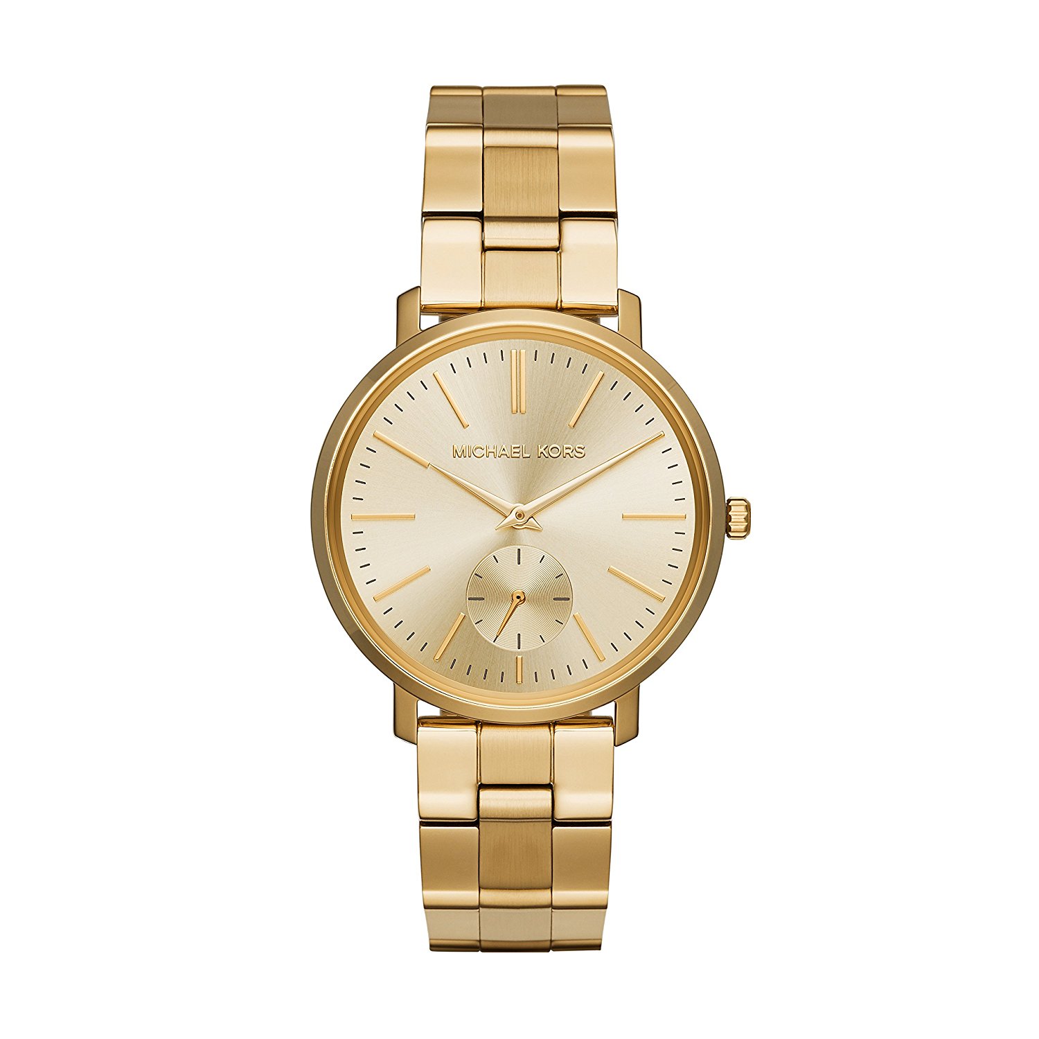Michael Kors Watches : MK3500 Gold Dial Stainless Steel Women Watch