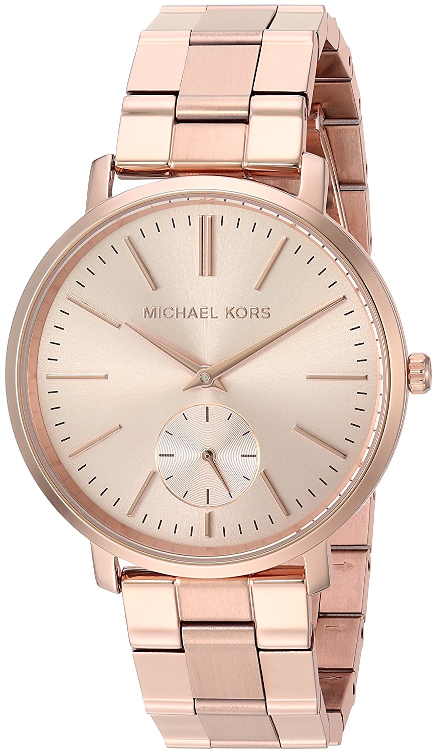 Michael Kors Watches : MK3501 Rose Gold Dial Stainless Steel Band Women Watch