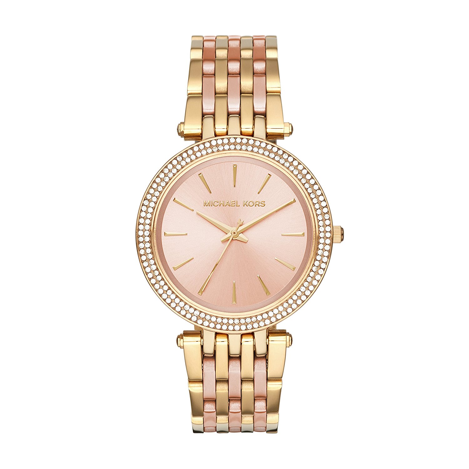 Michael Kors Watches : MK3507 Rose Gold Dial Stainless Steel Women Watch