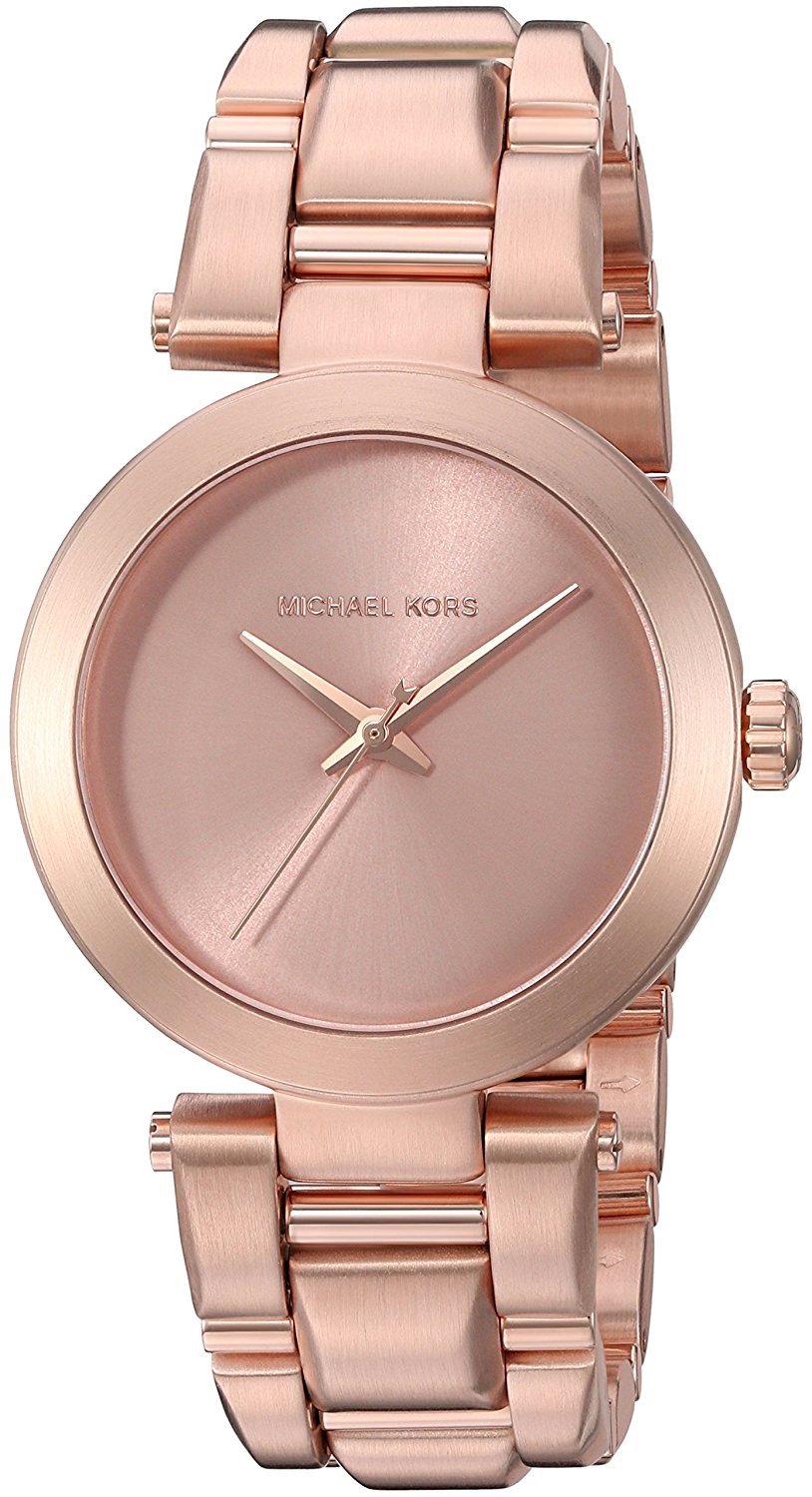 Michael Kors Watches : MK3518 Rose Gold Dial Stainless Steel Band Women Watch