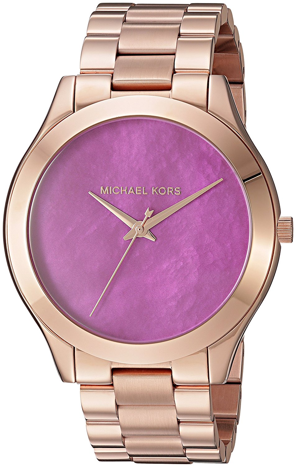 Michael Kors Watches : MK3550 Red Dial Stainless Steel Band Women Watch