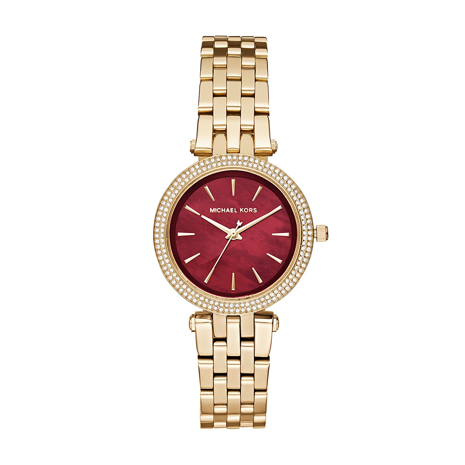 Michael Kors Watches : MK3583 Red Dial Stainless Steel Women Watch