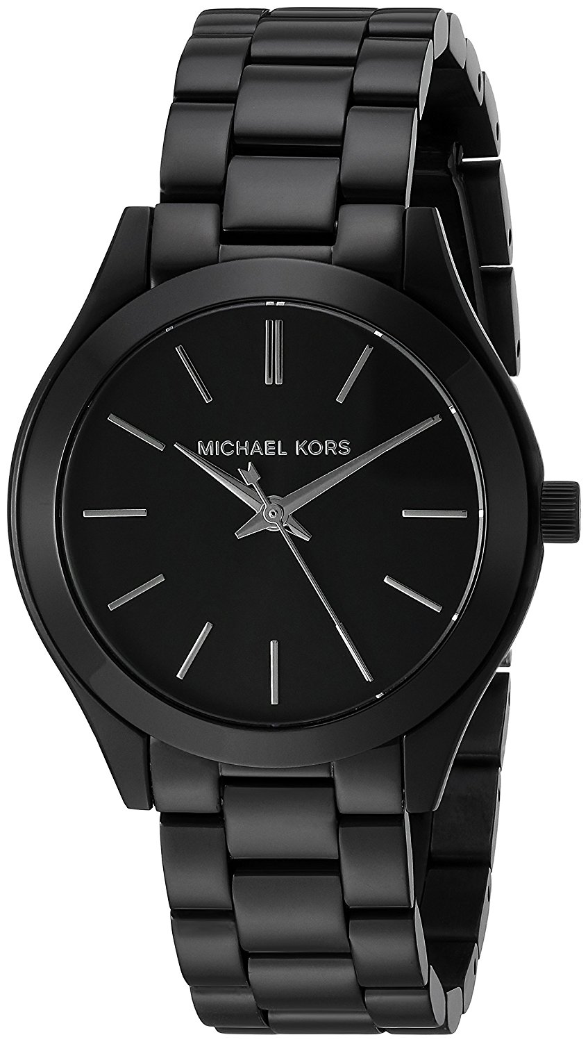 Michael Kors Watches : MK3587 Black Dial Stainless Steel Band Women Watch