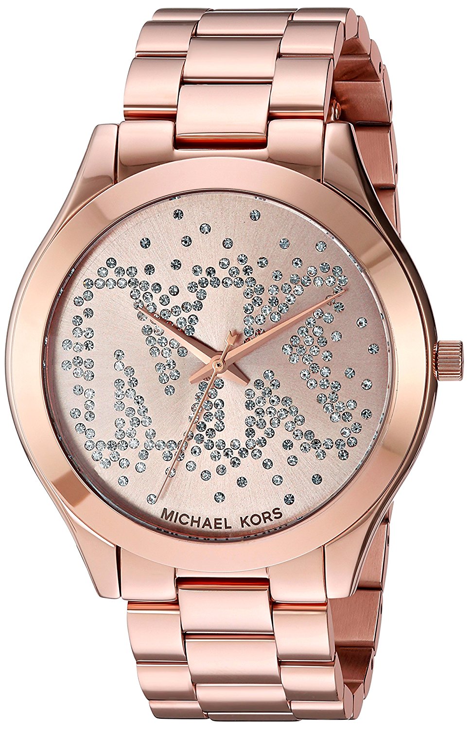 Michael Kors Watches : MK3591 Rose Gold Dial Stainless Steel Band Women Watch