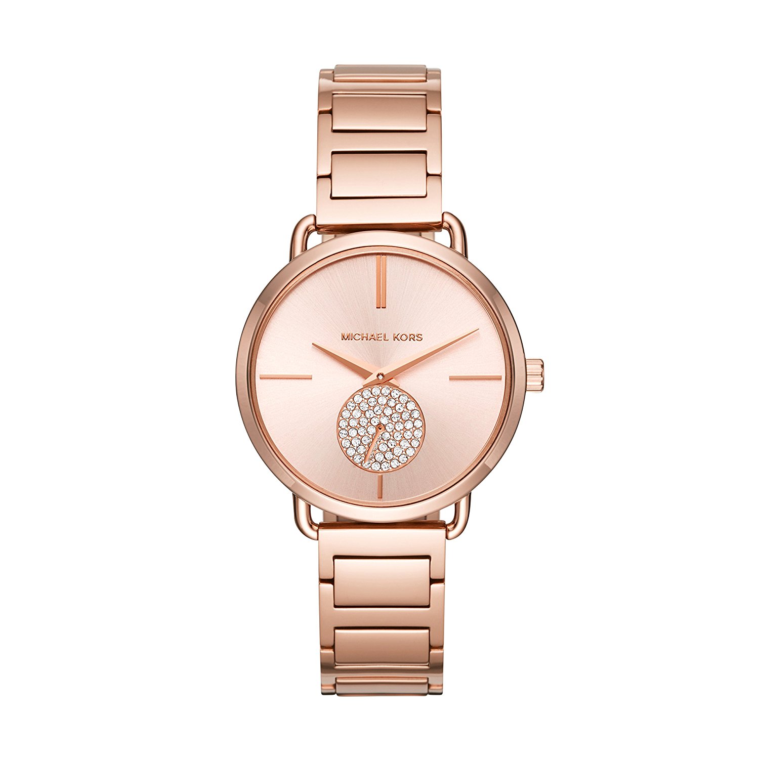 Michael Kors Watches : MK3640 Rose Gold Dial Stainless Steel Women Watch
