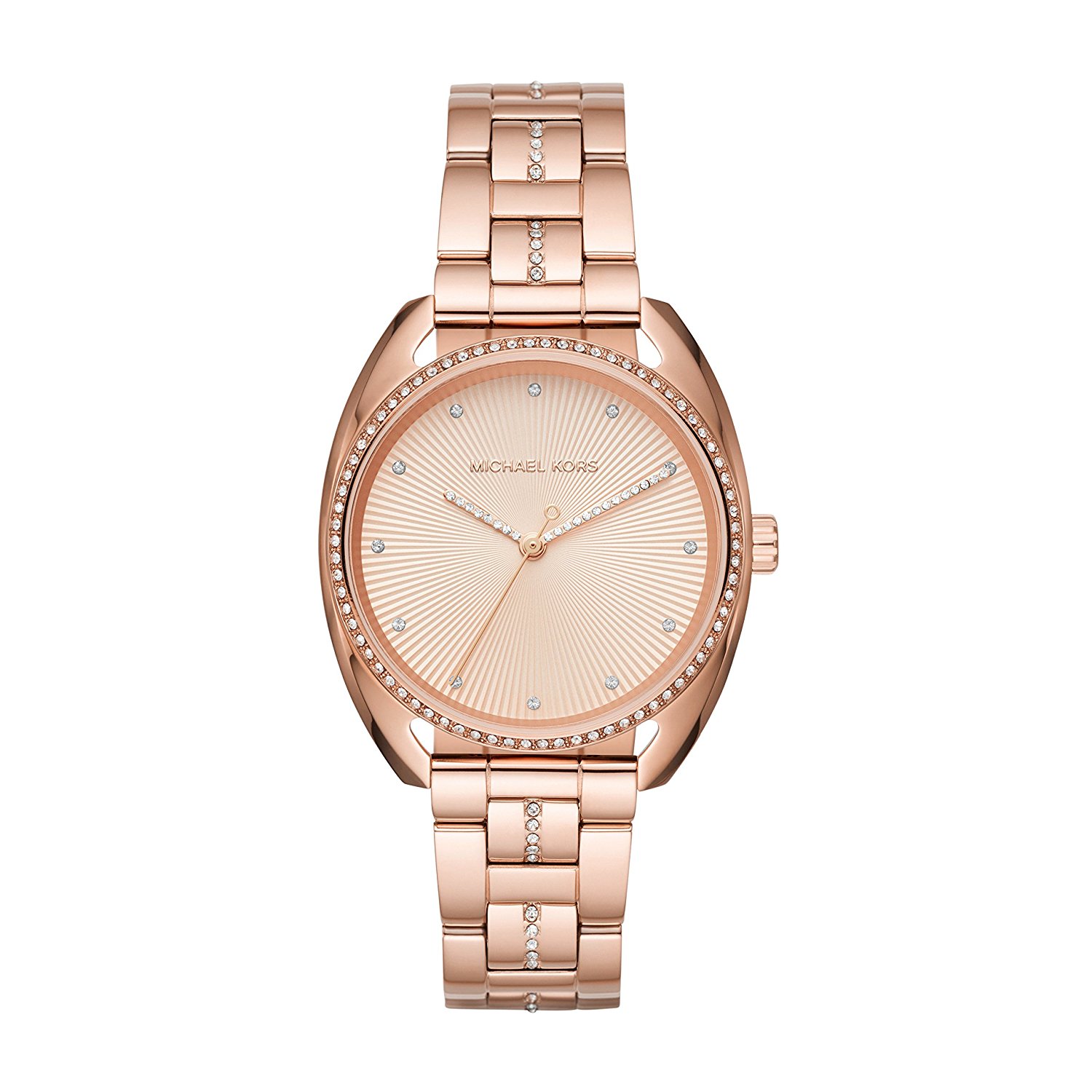 Michael Kors Watches : MK3677 Rose Gold Dial Stainless Steel Women Watch