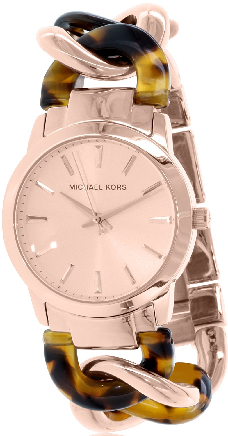 Michael Kors Watches : MK4280 Rosegold Dial Women Watch