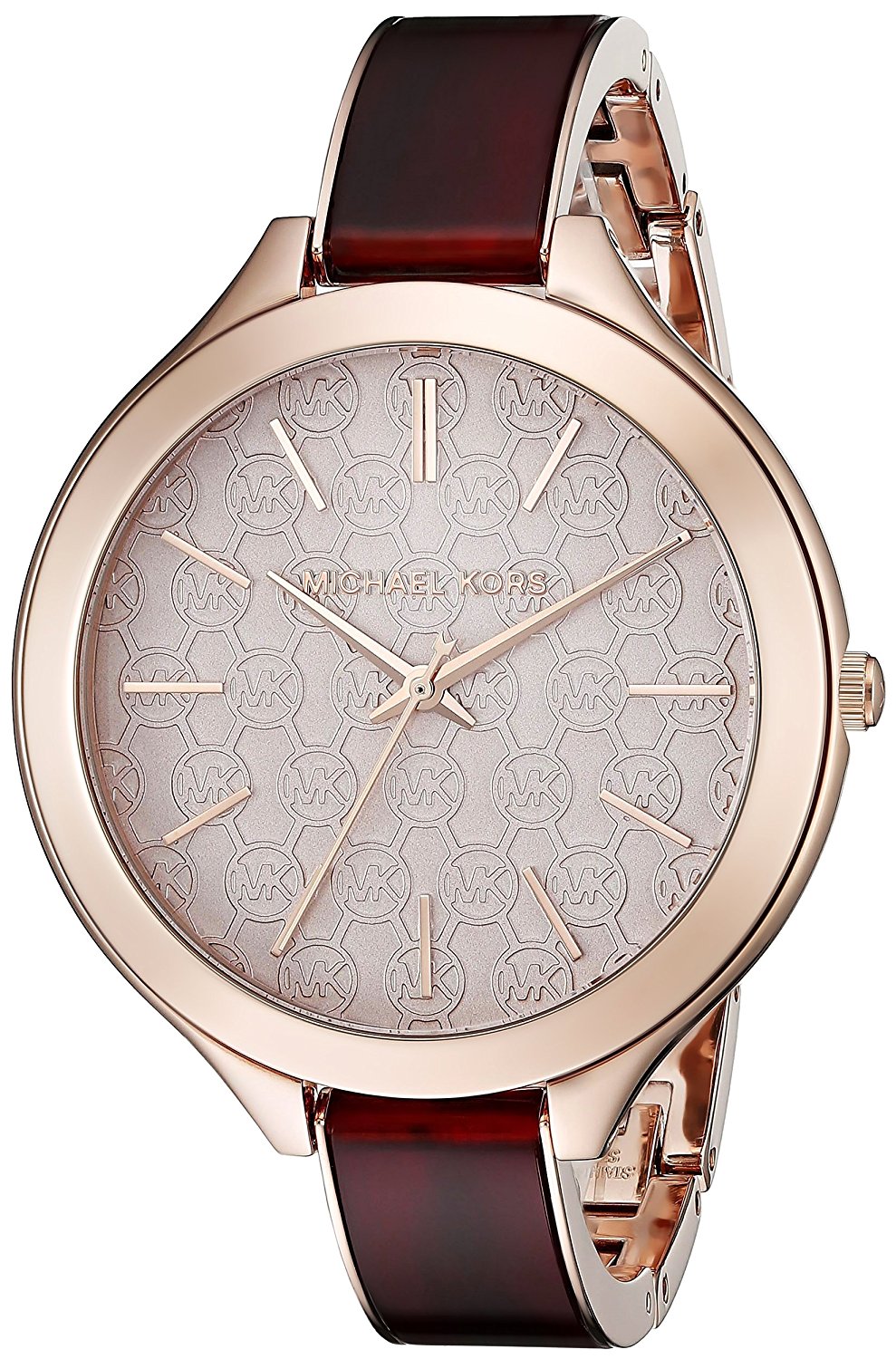 Michael Kors Watches : MK4310 Rose Gold Dial Stainless Steel Band Women Watch