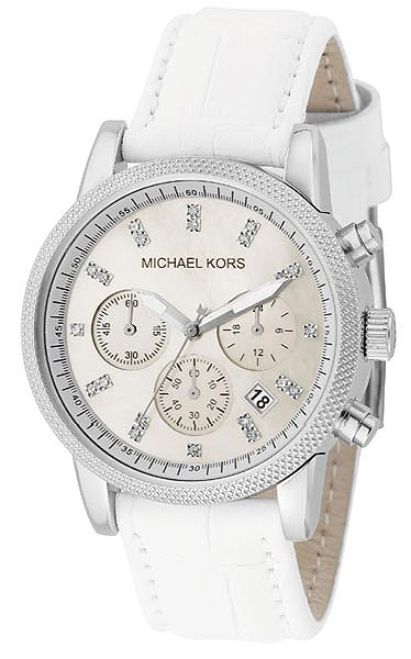 Michael Kors Watches : MK5049 Leather Band Quartz movement Women Watch