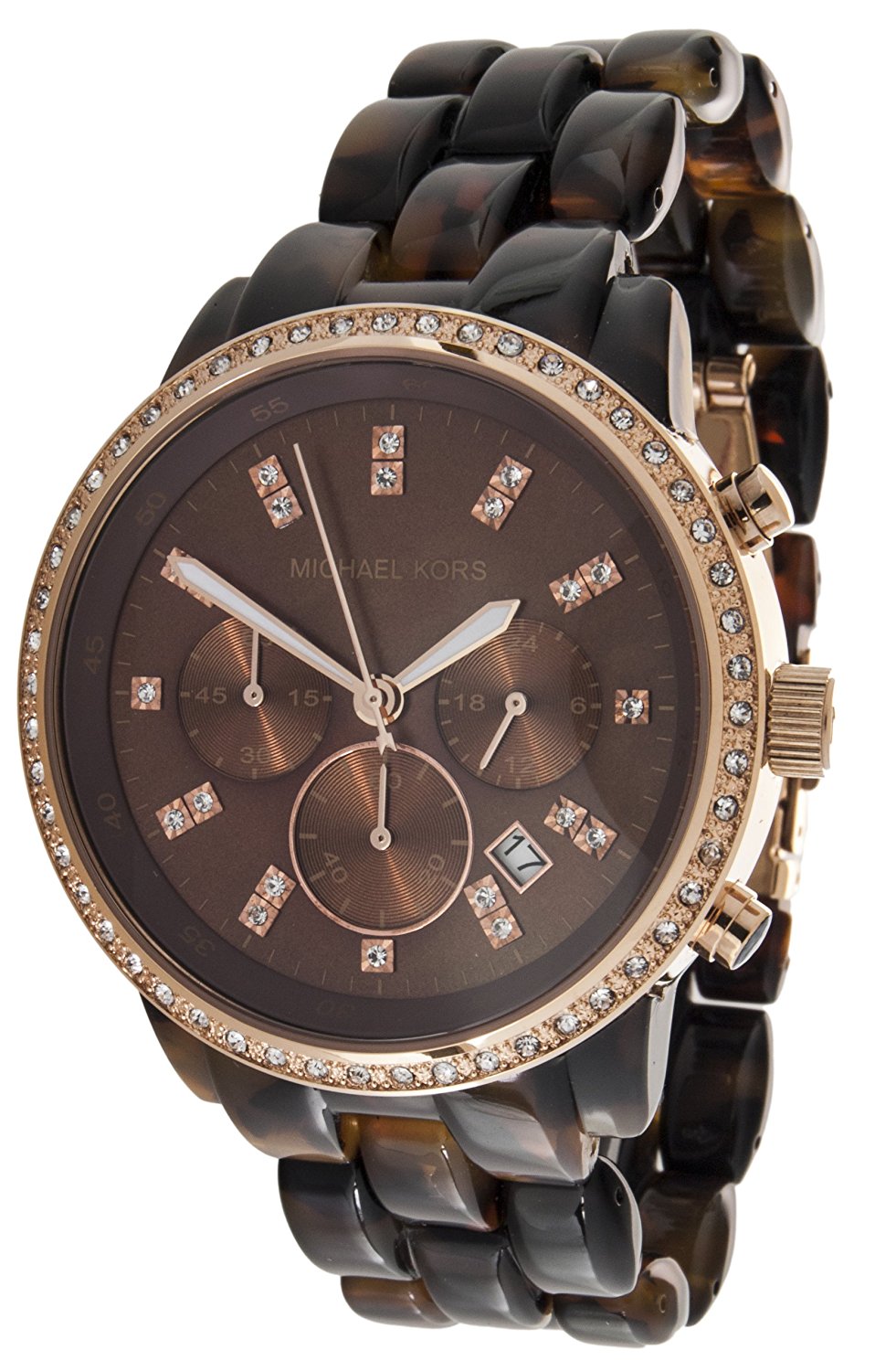 Michael Kors Watches : MK5366 Brown Dial Luminous Measures Seconds Women Watch