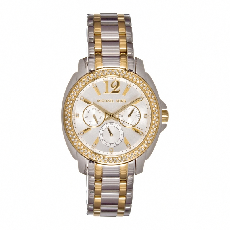 Michael Kors Watches : MK5693 Quartz Day Date Silver Dial Stainless Steel Women Watch