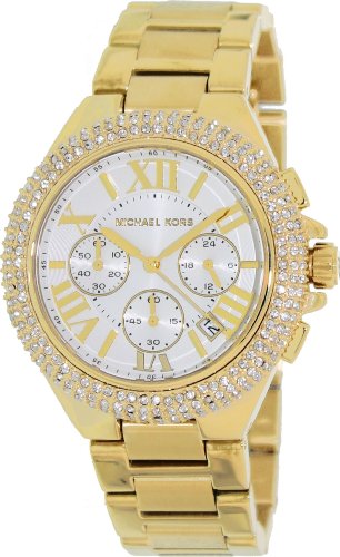 Michael Kors Watches : MK5756 Quartz Chronograph Date Gold Tone Stainless Steel Women Watch