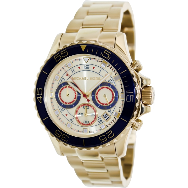 Michael Kors Watches : MK5792 Quartz Chronograph Date Gold Tone Stainless Steel Men Watch