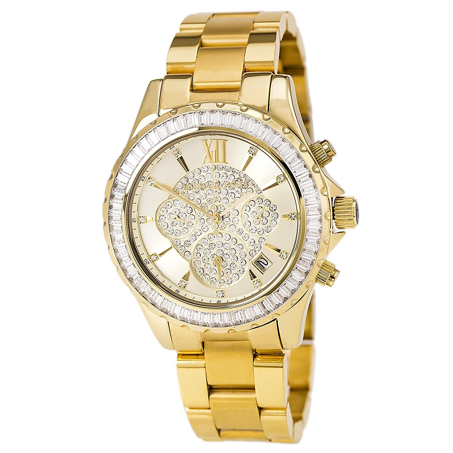 Michael Kors Watches : MK5810 Gold Dial Stainless Steel-plated Band Women Watch